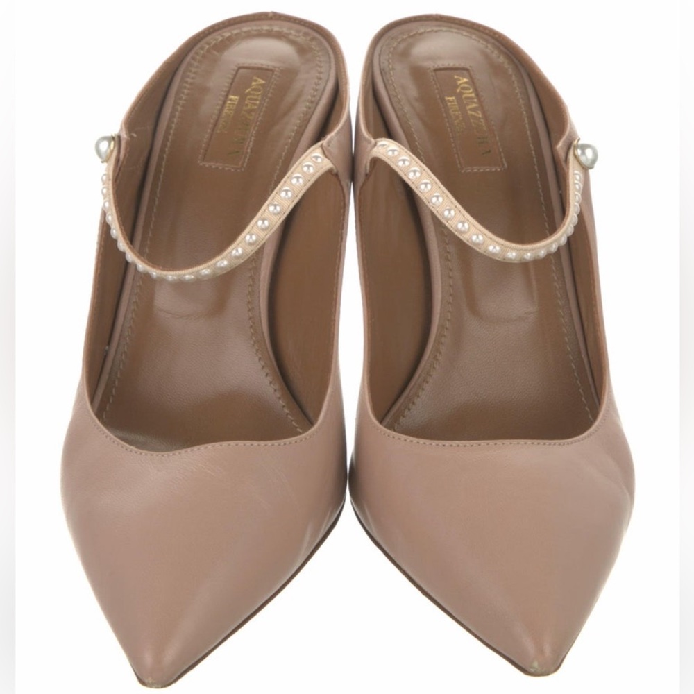 Aquazzara studded mules